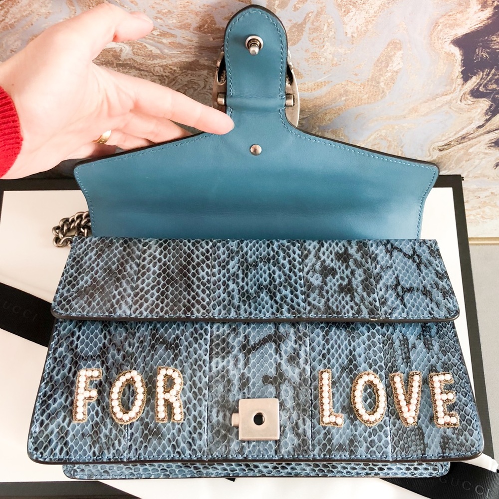 In Store Gucci Dionysus ‘Blind for Love’ PythonBag - Picture 6 of 9